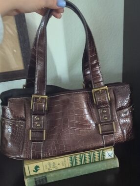 Vintage Worthington Croc Shoulder Bag